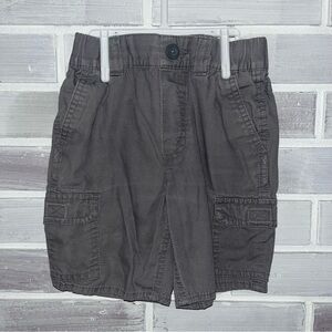 Kids Charcoal Cargo Shorts